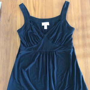 LOFT women's sleeveless black top M